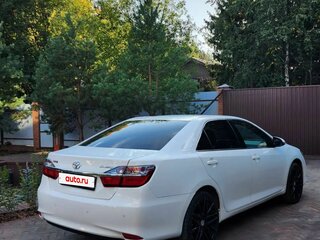 2015 Toyota Camry US Market VII (XV50) Рестайлинг, белый, 1800000 рублей, вид 3