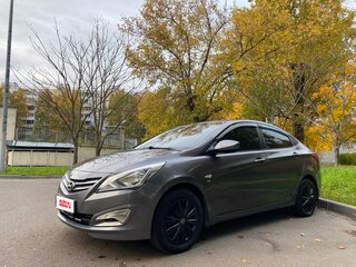 2016 Hyundai Solaris I Рестайлинг, серый, 730000 рублей, вид 1