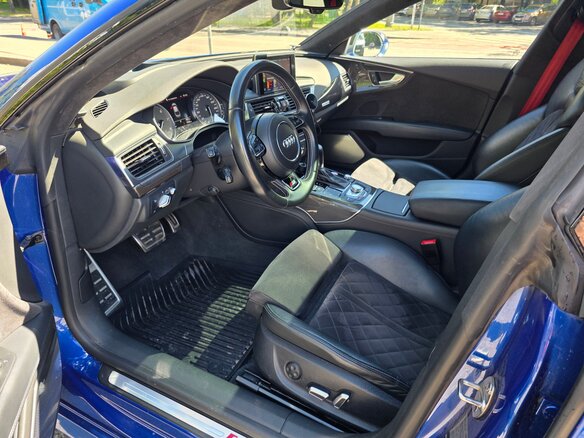 2016 Audi S7 I (4G) Рестайлинг, синий, 5000000 рублей - вид 8