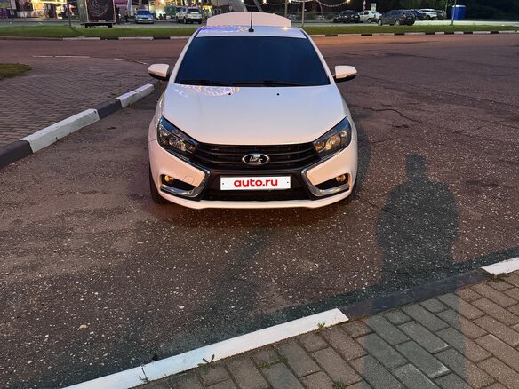 2016 Lada (ВАЗ) Vesta I, белый, 730000 рублей - вид 1