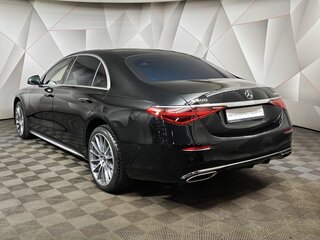 2021 Mercedes-Benz S-Класс 500 Long 4MATIC VII (W223), чёрный, 9800000 рублей, вид 4