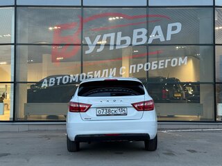 2018 Lada (ВАЗ) Vesta SW I, белый, 890000 рублей, вид 5