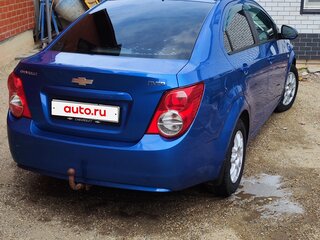 2014 Chevrolet Aveo II, синий, 680000 рублей, вид 4