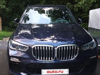 2019 BMW X5 40i IV (G05/G18), синий, 5595000 рублей, вид 1