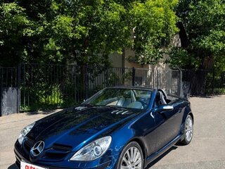 2004 Mercedes-Benz SLK-Класс 200 II (R171), синий, 1590000 рублей, вид 3