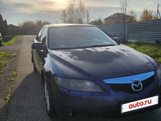 2006 Mazda 6 I (GG) Рестайлинг, синий, 270000 рублей, вид 5