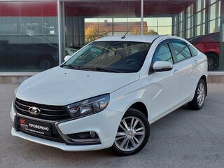 2017 Lada (ВАЗ) Vesta I, белый, 929000 рублей, вид 1