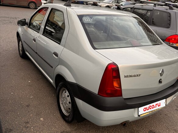 2008 Renault Logan I, серый, 380000 рублей - вид 5