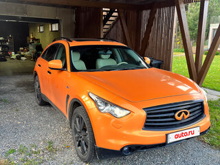 2013 Infiniti FX37 II (S51) Рестайлинг, оранжевый, 2500000 рублей, вид 4