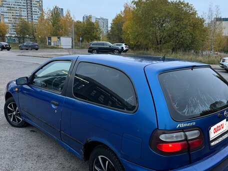 1998 Nissan Almera I (N15), синий, вид 4