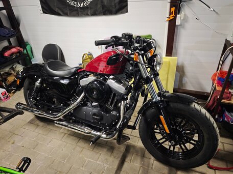 2019 Harley-Davidson Sportster 1200, пурпурный, 1200000 рублей, вид 1