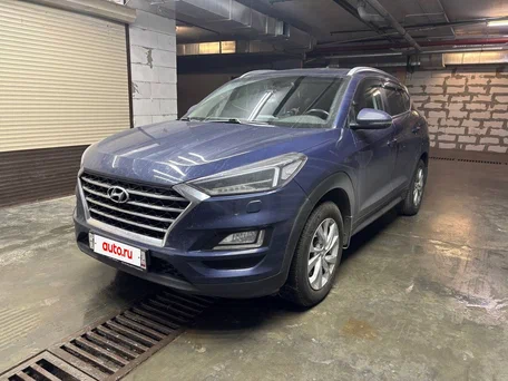 2019 Hyundai Tucson III Рестайлинг, синий, 1890000 рублей, вид 3