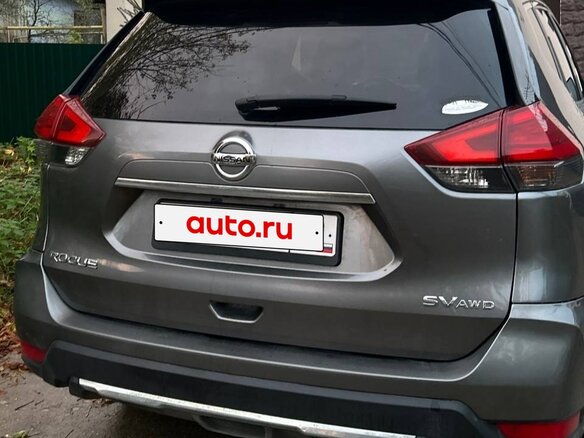 2017 Nissan Rogue II Рестайлинг, серый, 1750000 рублей - вид 4