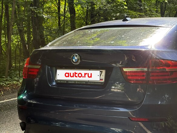 2013 BMW X6 35i I (E71) Рестайлинг, синий, 1950000 рублей - вид 2