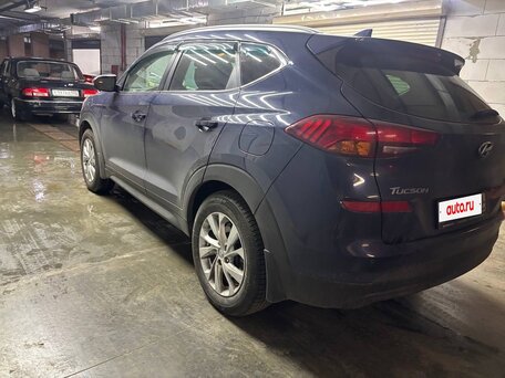2019 Hyundai Tucson III Рестайлинг, синий, 1890000 рублей, вид 4