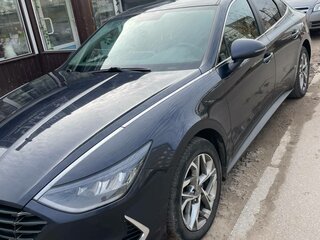 2020 Hyundai Sonata VIII (DN8), синий, 1850000 рублей, вид 2