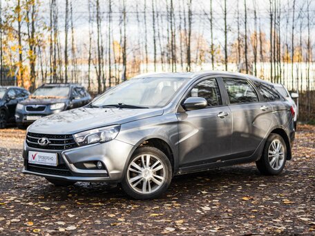 2019 Lada (ВАЗ) Vesta SW I, серый, 880000 рублей, вид 1