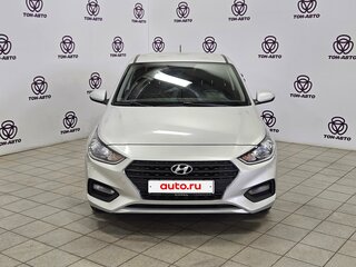 2017 Hyundai Solaris II, серебристый, 1095000 рублей, вид 2