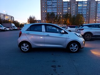 2014 Kia Picanto II, серебристый, 610000 рублей, вид 2