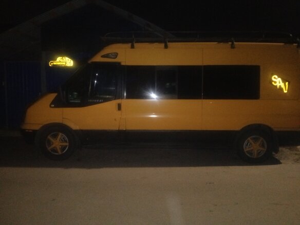 2008 Ford Transit, жёлтый, 1300000 рублей