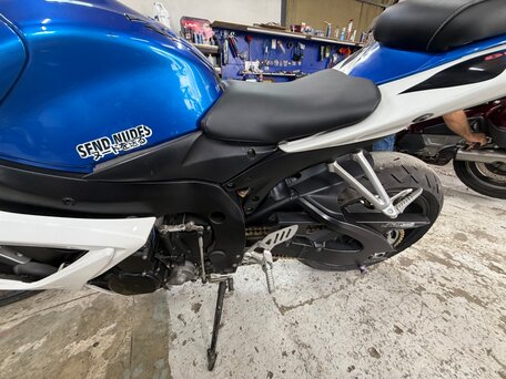 2008 Suzuki GSX-R 600, синий, 350000 рублей, вид 3