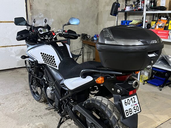 2013 Suzuki V-Strom DL 650, белый, 610000 рублей - вид 3
