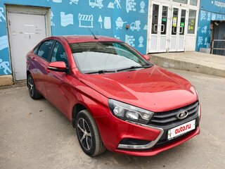 2017 Lada (ВАЗ) Vesta I, красный, 450000 рублей, вид 1