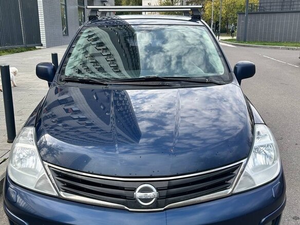 2011 Nissan Tiida I Рестайлинг, синий - вид 2
