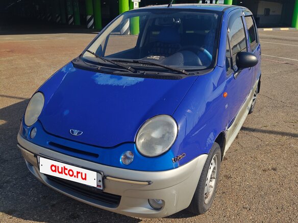 2007 Daewoo Matiz Best I Рестайлинг, синий - вид 2