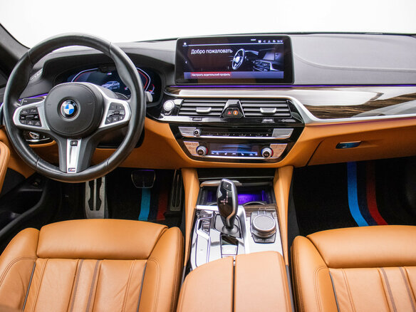 2020 BMW 5 серии 520i VII (G30/G31/G38) Рестайлинг, серый - вид 12
