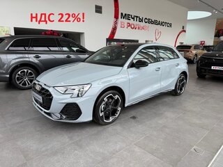 2025 Audi A3 Sportback 35 TFSI IV (8Y) Рестайлинг, серый, 4390000 рублей, вид 1