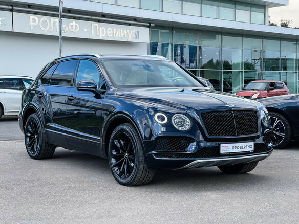 2018 Bentley Bentayga I, синий - вид 2