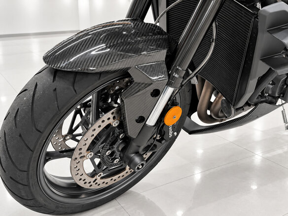 2024 Triumph Street Triple, оранжевый, 1229609 рублей - вид 8