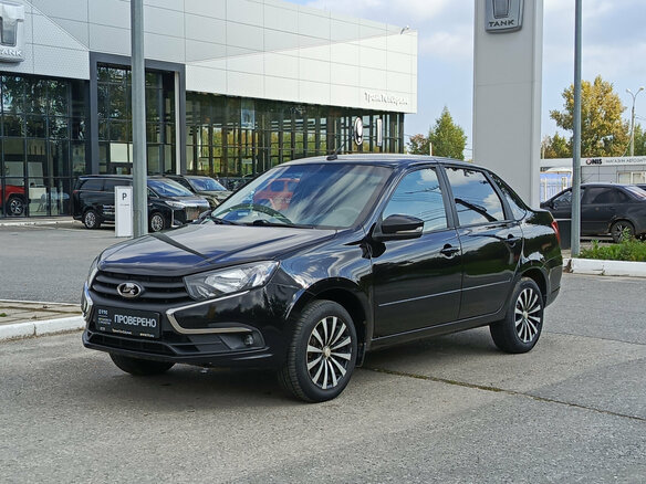 2022 Lada (ВАЗ) Granta I Рестайлинг, чёрный, 735000 рублей