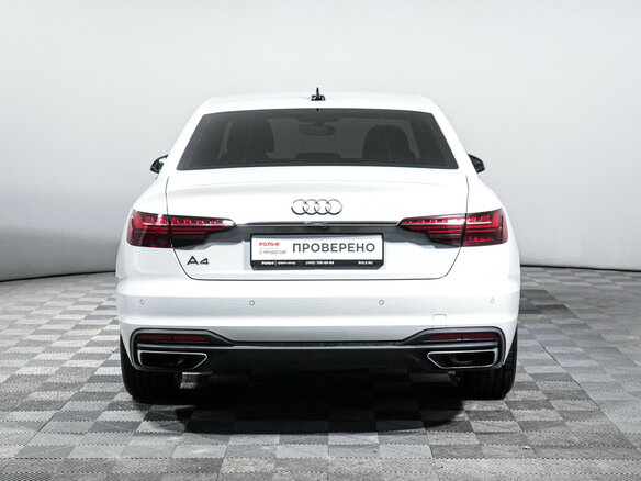 2021 Audi A4 35 TFSI V (B9) Рестайлинг, белый, 3100000 рублей - вид 5