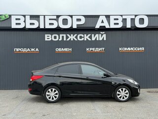 2012 Hyundai Solaris I, чёрный, 699000 рублей, вид 3
