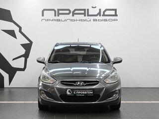 2012 Hyundai Solaris I, чёрный, 719900 рублей, вид 2
