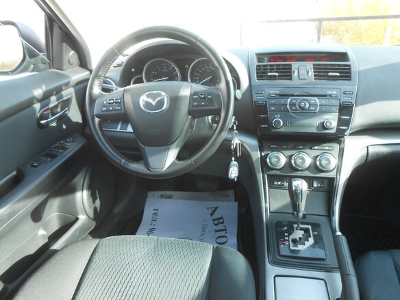 2011 Mazda 6 II (GH) Рестайлинг, синий, 1100000 рублей - вид 9