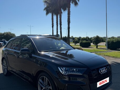 2020 Audi Q7 45 TDI II (4M) Рестайлинг, чёрный, 7400000 рублей, вид 1