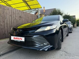 2018 Toyota Camry VIII (XV70), синий, 3070000 рублей, вид 5
