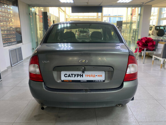 2006 Lada (ВАЗ) Kalina I, серый, 120000 рублей - вид 5