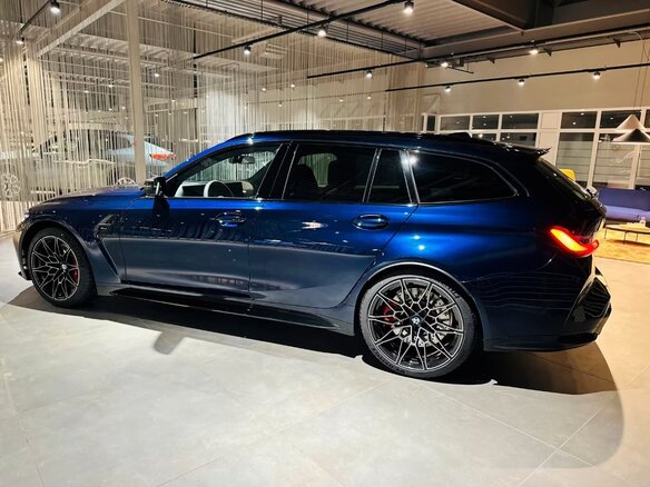 2026 BMW M3 Competition Package VI (G80) Рестайлинг, синий - вид 7