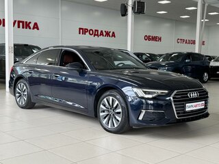 2021 Audi A6 45 TFSI V (C8), синий, 3870000 рублей, вид 2