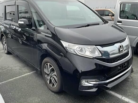 2016 Honda Stepwgn Spada V, чёрный, 1350000 рублей