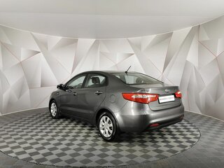 2013 Kia Rio III, серый, 699150 рублей, вид 4