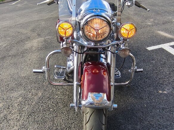 2008 Harley-Davidson Road King, красный, 900000 рублей - вид 11