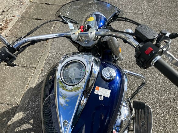 2009 Yamaha XVS950, синий, 677000 рублей - вид 4