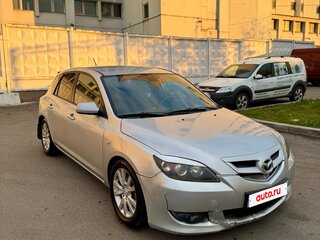 2007 Mazda 3 I (BK) Рестайлинг, серебристый, 230000 рублей, вид 3