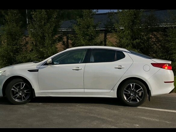 2014 Kia Optima III Рестайлинг, белый - вид 4
