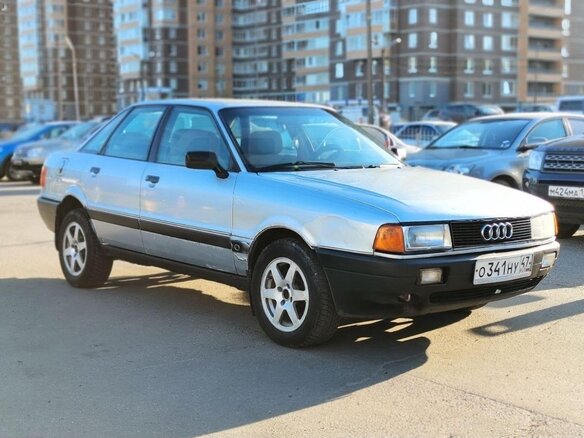 1990 Audi 80 IV (B3), синий, 110000 рублей - вид 12